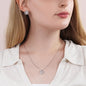 White Gold Necklace - To My Sweetheart + Earrings FREE