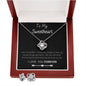 White Gold Necklace - To My Sweetheart + Earrings FREE