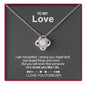 White Gold Necklace - With 6 Roses - To My Love
