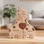 Personalised Giraffe Family Puzzle
