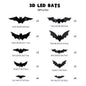 SpookyGlow™ 3D Halloween Bat Lights
