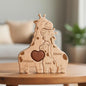 Personalised Giraffe Family Puzzle