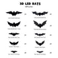 SpookyGlow™ 3D Halloween Bat Lights