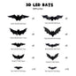 SpookyGlow™ 3D Halloween Bat Lights