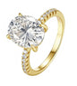 Moissanite Engagement Ring - Promise Rings For Women
