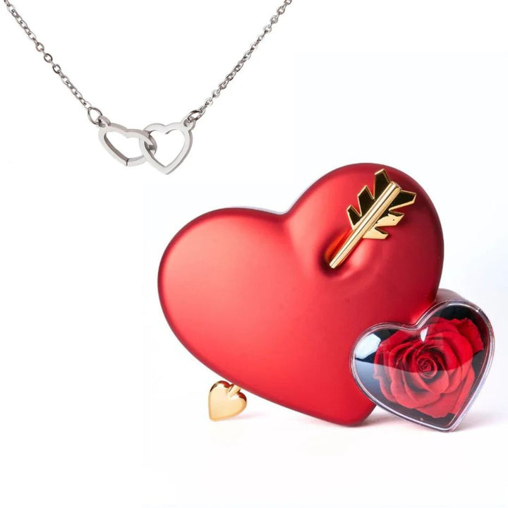 Engraved Heart Necklace - with Eternal Love Box