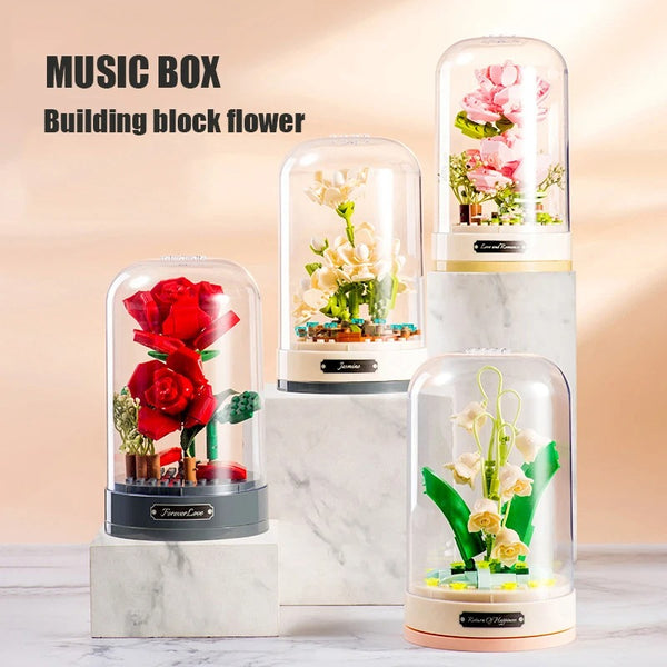 Symphony Bloom - DIY Flower Bouquet with Music Box