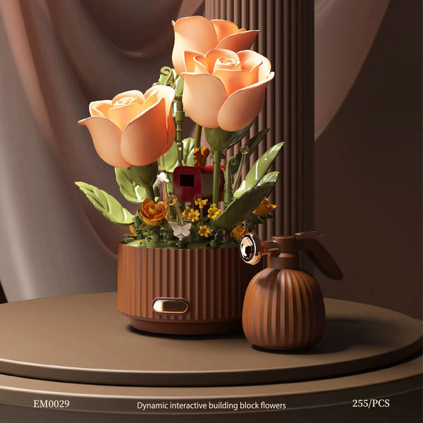 Blooming Garden Kiss – 3D Pop-Up DIY Dynamic Flower Bouquet