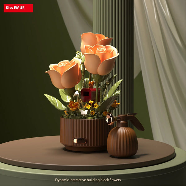 Blooming Garden Kiss – 3D Pop-Up DIY Dynamic Flower Bouquet