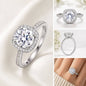 Moissanite Engagement Ring - Promise Rings For Women