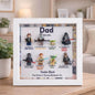 Custom Superhero Minifigure Frame - To My Dad