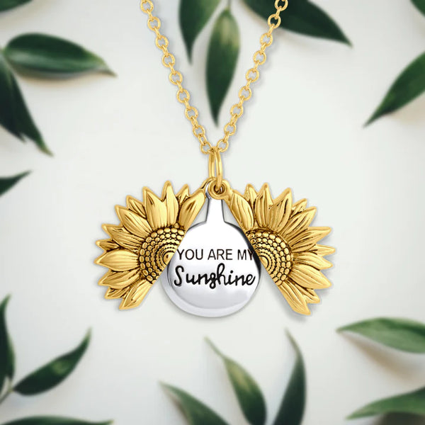 Collier Tournesol - Tu es mon rayon de soleil