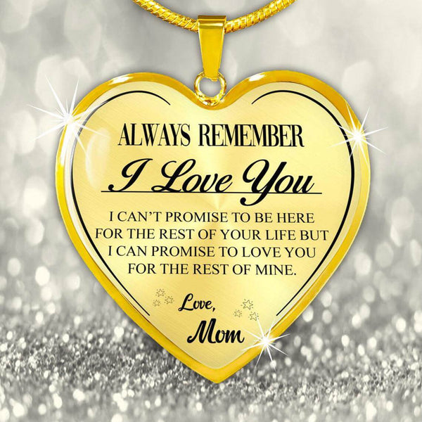 Heart Necklace - To my Daughter from Mom